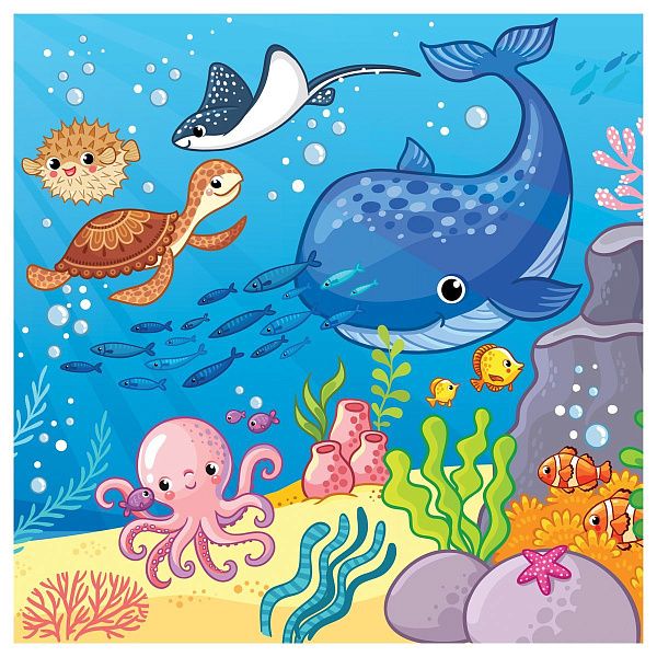 Пазл  64 эл. ТРИ СОВЫ "Океан"