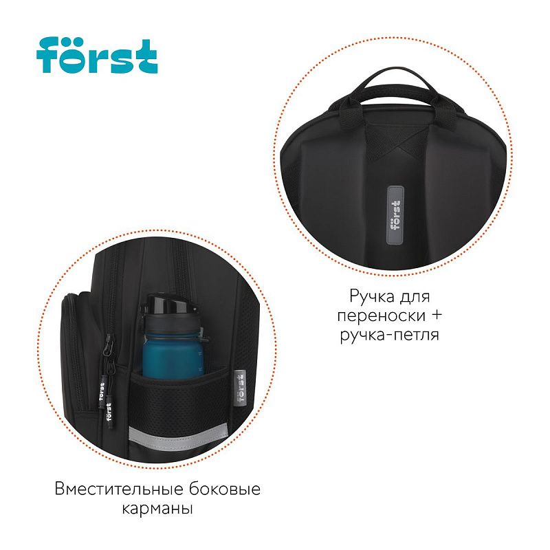 Рюкзак Först F-Comfy "Best friends" 38*29*15см, 2 отделения, 3 кармана, анатомическая спинка 