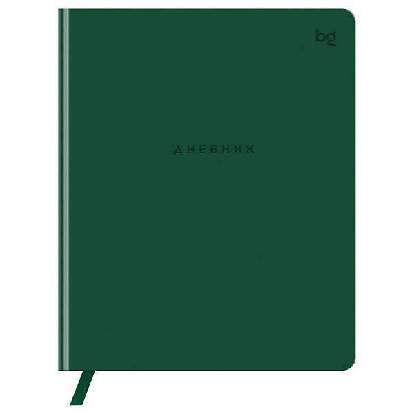 Дневник 1-11 кл. 48л. (ЛАЙТ) BG "Total green", иск. кожа, тиснение, цветн. срез, ляссе