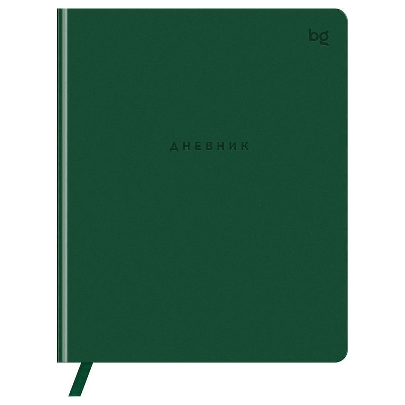Дневник 1-11 кл. 48л. (ЛАЙТ) BG "Total green", иск. кожа, тиснение, цветн. срез, ляссе