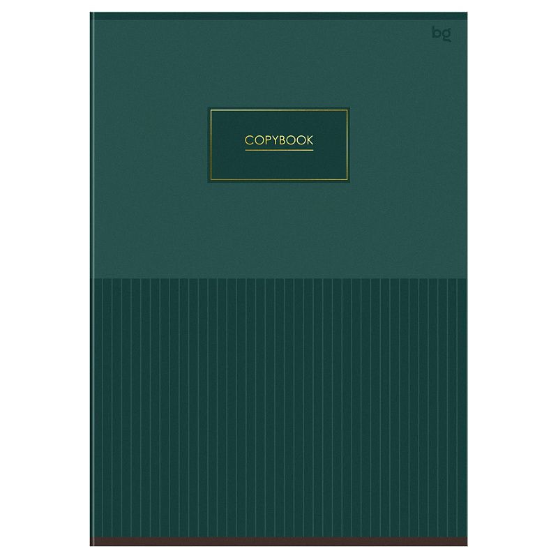 Тетрадь 96л., А4, клетка BG "Minimal", глянцевая ламинация, тиснение фольгой