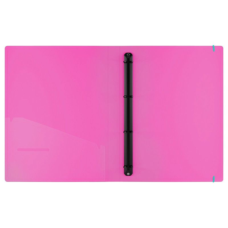 Папка на 4 кольцах Berlingo "Raze" А4, 24мм, 600мкм, D-кольца, с внутр. карманом, желтая, софт-тач 