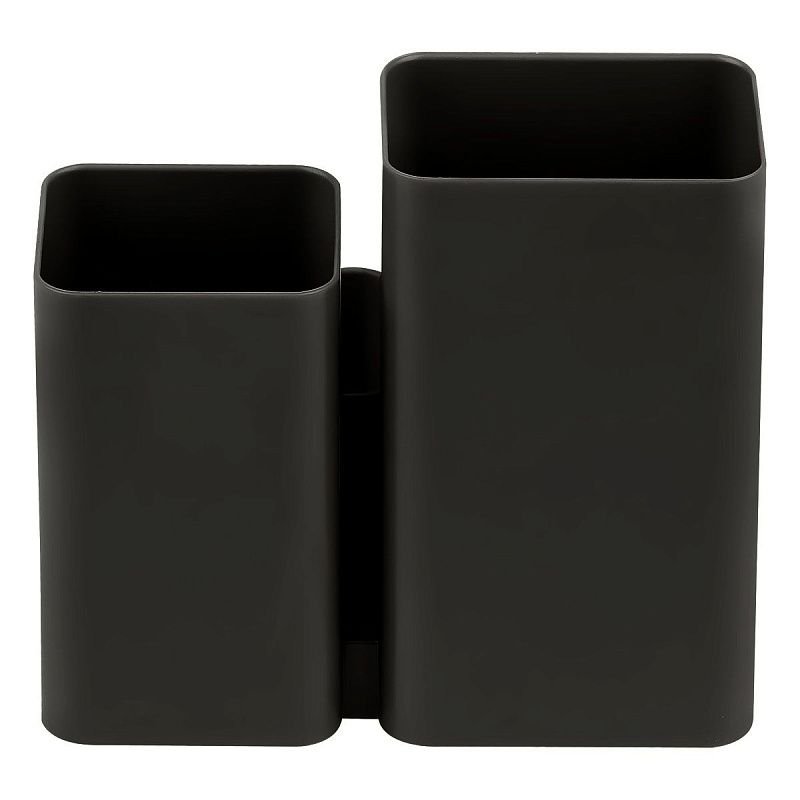 Настольная подставка СТАММ "Юниор", полистирол, черная