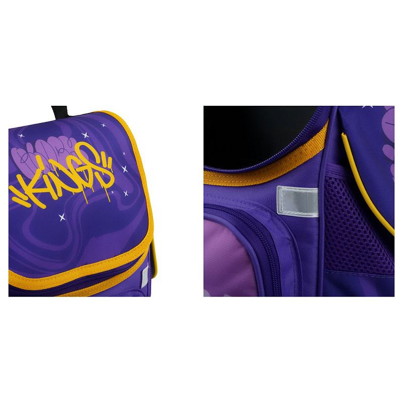 Ранец ArtSpace Junior "ArtKing" 37*28*21см, 1 отделение, 3 кармана, анатомическая спинка 