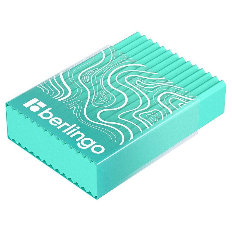 Ластик Berlingo "Gradient" прямоугольный, пластиковый кейс, Eco-Pvc, 45*32*11мм 