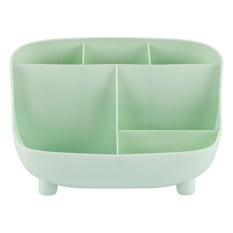 Настольная подставка MESHU, 6 отделений, пластиковая, мятная