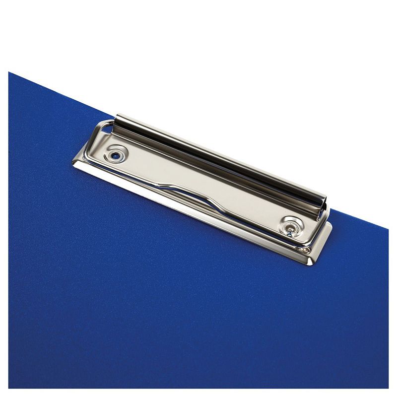 Планшет с зажимом СТАММ А4, 1000 мкм, пластик, синий 