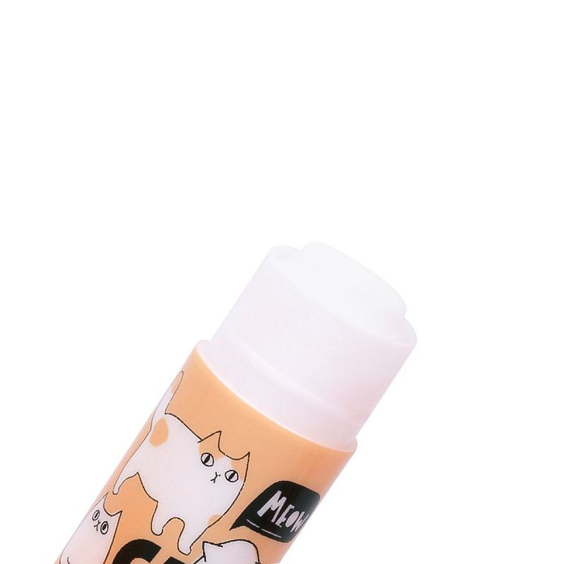 Клей-карандаш MeShu с топпером "Paw" ассорти, 8г., дисплей бокс, ПВП