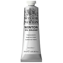 Краска масляная художественная Winsor&Newton "Winton", 37мл, туба, белила титановые