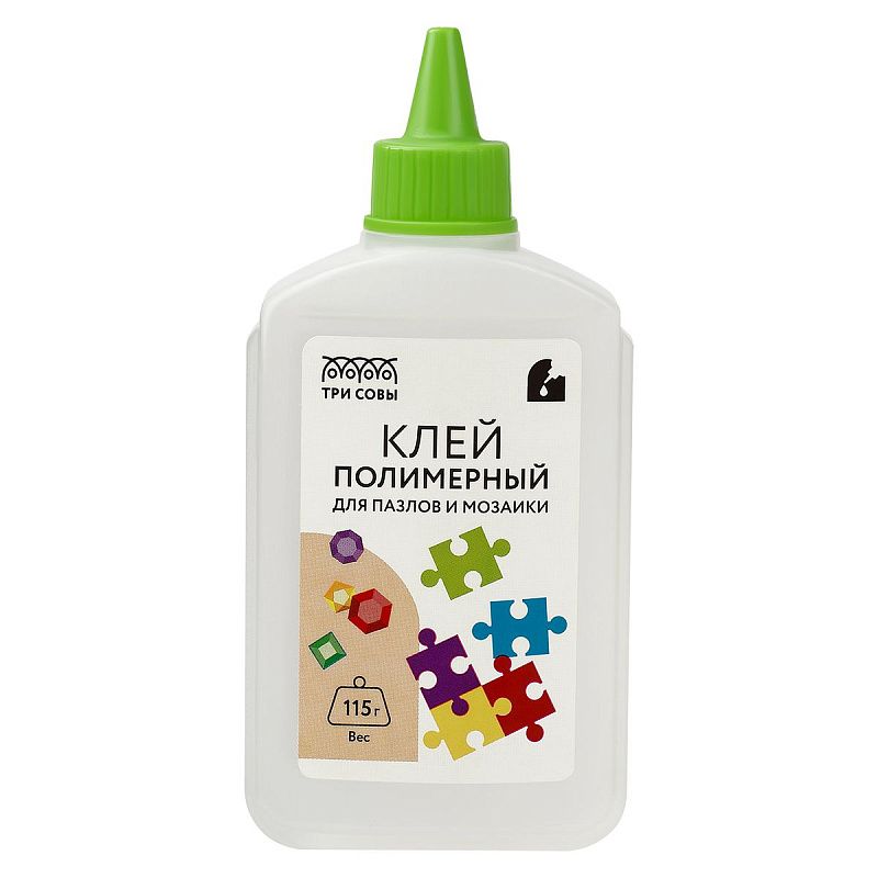 Клей для пазлов и алмазной мозаики ТРИ СОВЫ, 115г