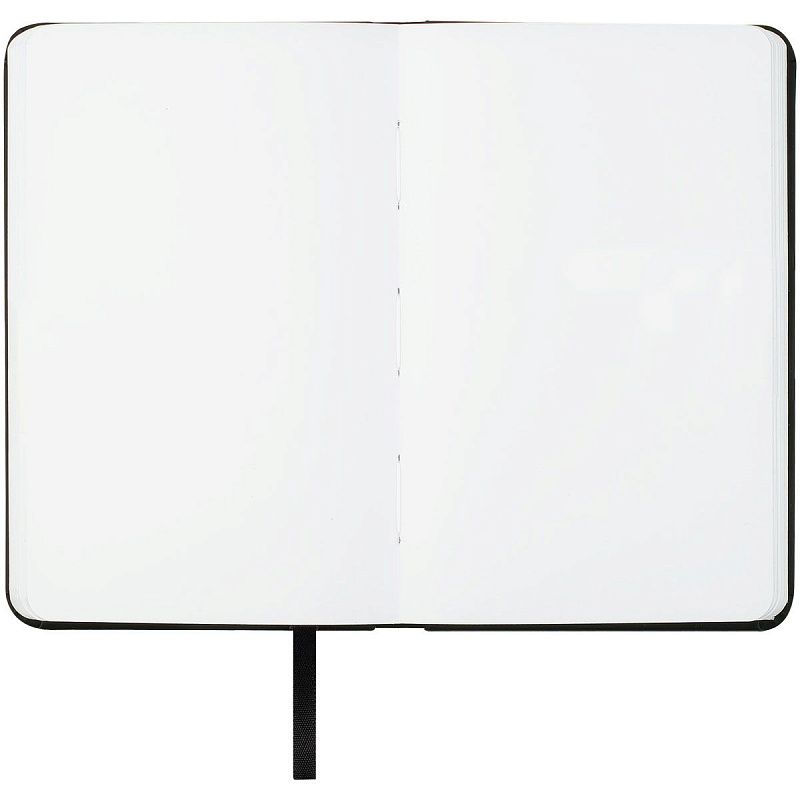 Скетчбук 80л., 90*140 Гамма "Студия", черный, твердая обложка, на резинке, белая, 140г/м2