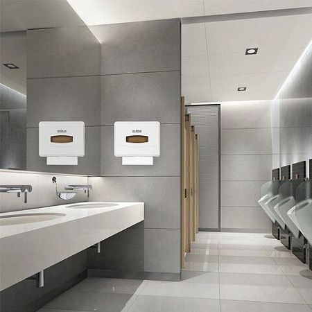 Диспенсер для полотенец LAIMA PROFESSIONAL CLASSIC (Система H2), Z-сложения, белый, ABS, 606678 