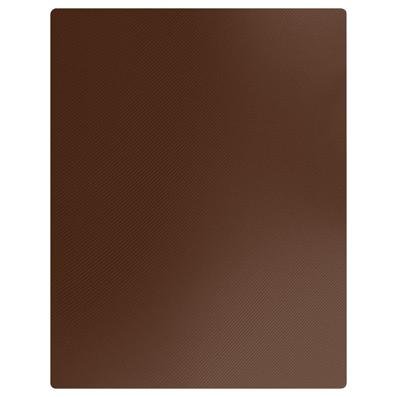 Папка с 40 вкладышами на гребне СТАММ "Диагональ" А4, 21мм, 700мкм, пластик, шоколад 