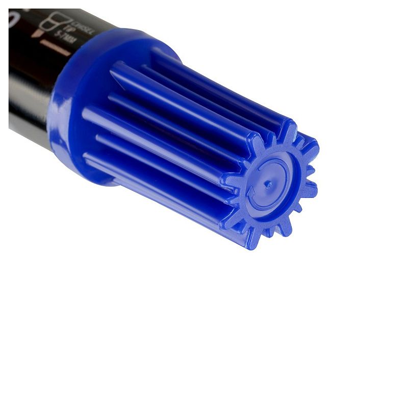 Маркер перманентный промышленный Luxor "510" синий, скошенный, 5-7мм 