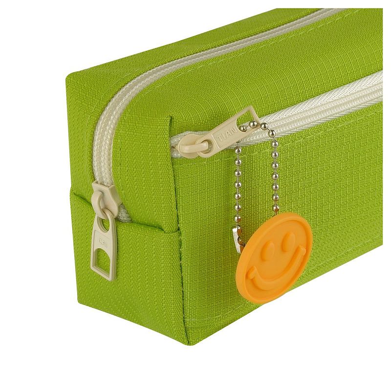 Пенал мягкий 1 отделение, 1 карман, 220*50*85 MESHU "Smile", полиэстер 