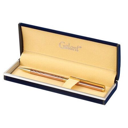 Ручка подарочная шариковая GALANT "ASTRON GOLD", корпус розовое золото, детали золотистые, узел 0,7 мм, синяя, 143526 