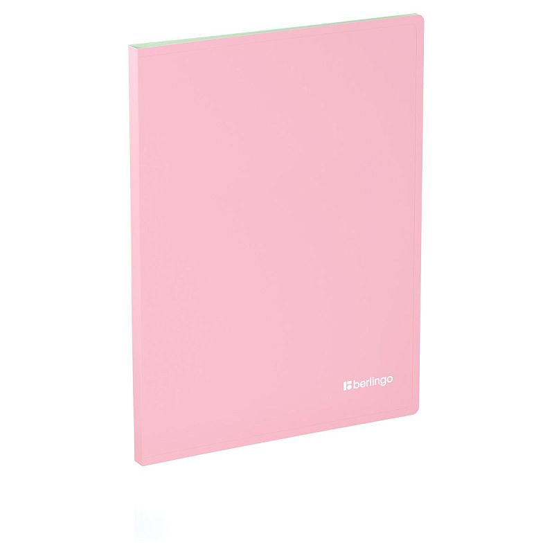 Папка с 20 вкладышами Berlingo "Haze", 14мм, 600мкм, с внутр. карманом, софт-тач, ассорти 