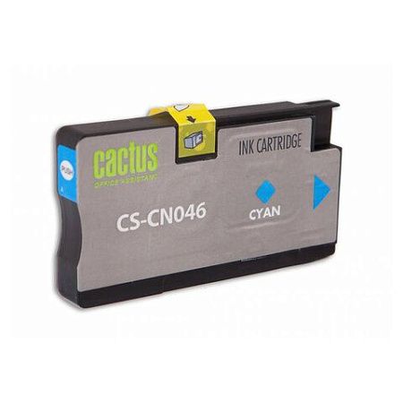 Картридж струйный CACTUS (CS-CN046) для HP OfficeJet 8100/ 8600, голубой 