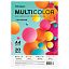 Бумага цветная OfficeSpace "Multicolor", A4, 80 г/м2, 100л., (20 цветов)