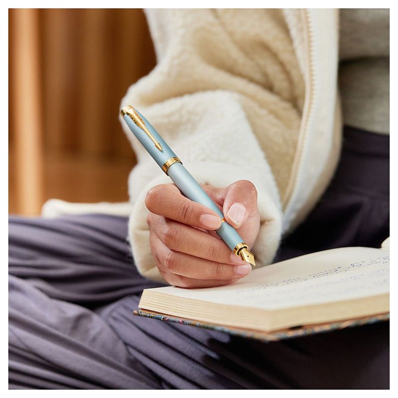 Ручка перьевая Parker "IM Rituals GREEN Gradient GT" синяя 0,8мм, подарочная упаковка 