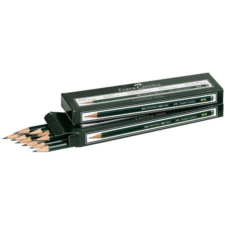 Карандаш ч/г Faber-Castell "Castell 9000" HB, заточен. 