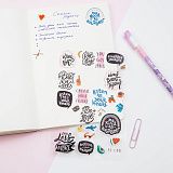 Наклейки ПВХ MESHU "Be cool", 10*21см, 31 наклейка, инд. уп., европодвес