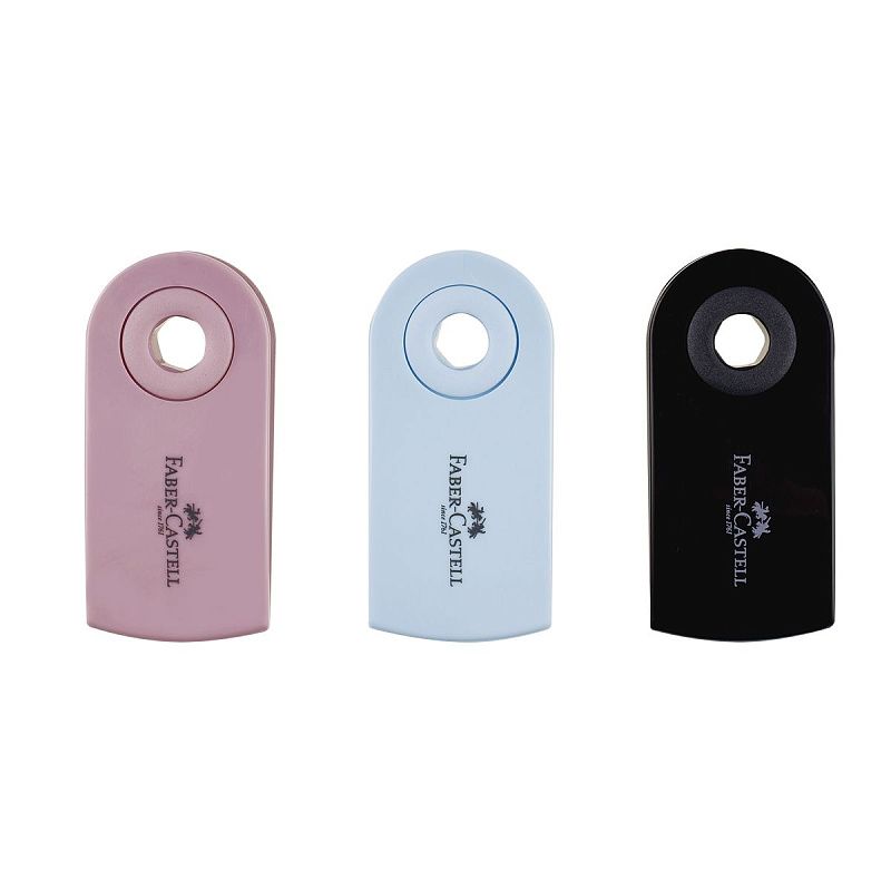 Ластик Faber-Castell "Sleeve Mini New", прямоугольный, 54*25*13мм, выдвижной, ассорти 