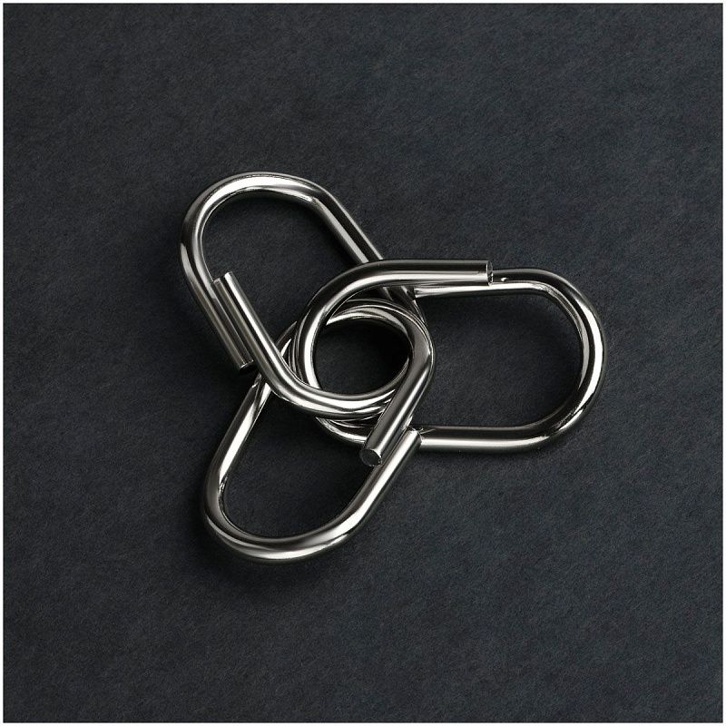 Головоломка металлическая малая ТРИ СОВЫ, ассорти, 2 уровень сложности 