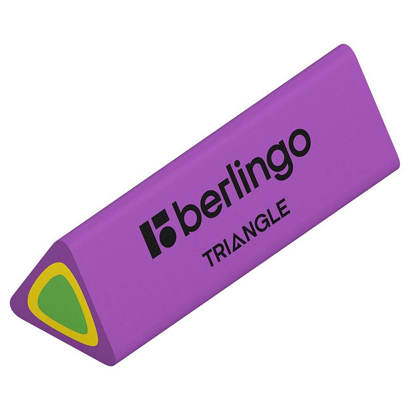 Ластик Berlingo "Triangle", треугольный, термопластичная резина, 44*15*15мм 