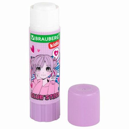Клей-карандаш "Anime" 15 г, BRAUBERG KIDS, ассорти, 272472