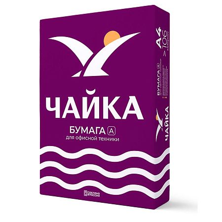 Бумага Чайка А4, Марка А, 500л.