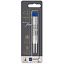Стержень шариковый объемный Parker "QuinkFlow Ball Point" синий, 98мм, 1,0мм, метал. корпус, 3шт., блистер