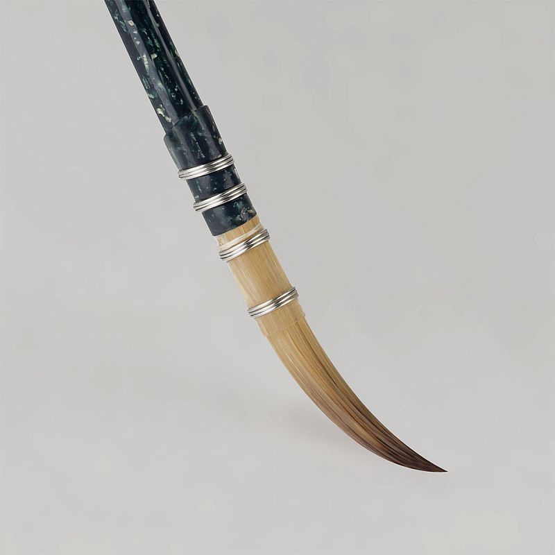 Кисть художественная синтетика Гамма "Модерн", круглая №6, французское крепление, короткая ручка