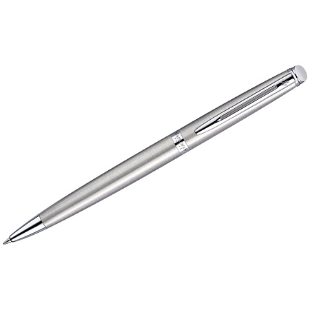 УЦЕНКА - Ручка шариковая Waterman "Hemisphere Stainless Steel PT" синяя, 1,0мм, подарочная упаковка