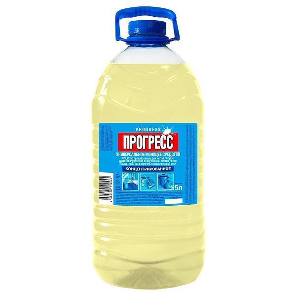 Универсальное моющее средство Прогресс, 5л, ПЭТ 