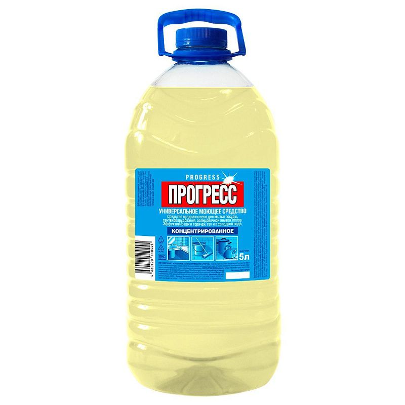 Универсальное моющее средство Прогресс, 5л, ПЭТ 