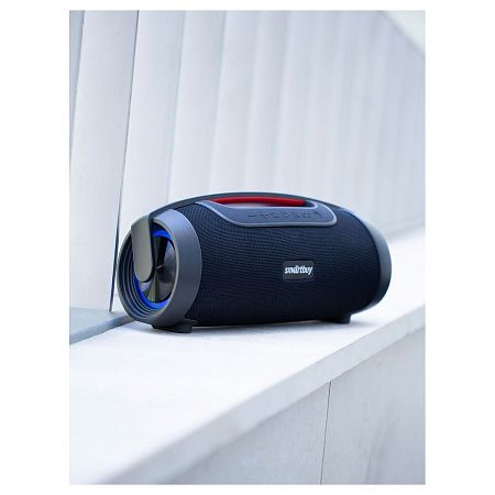 Колонка портативная Smartbuy COMMANDER, 80Вт, Bluetooth, MP3, FM-радио, подстветка, micro SD, черный