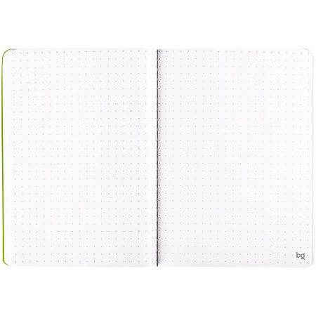Записная книжка А6 50л. на сшивке BG "Neotone", желтый, фактурное тиснение, блок в точку 80г/м2