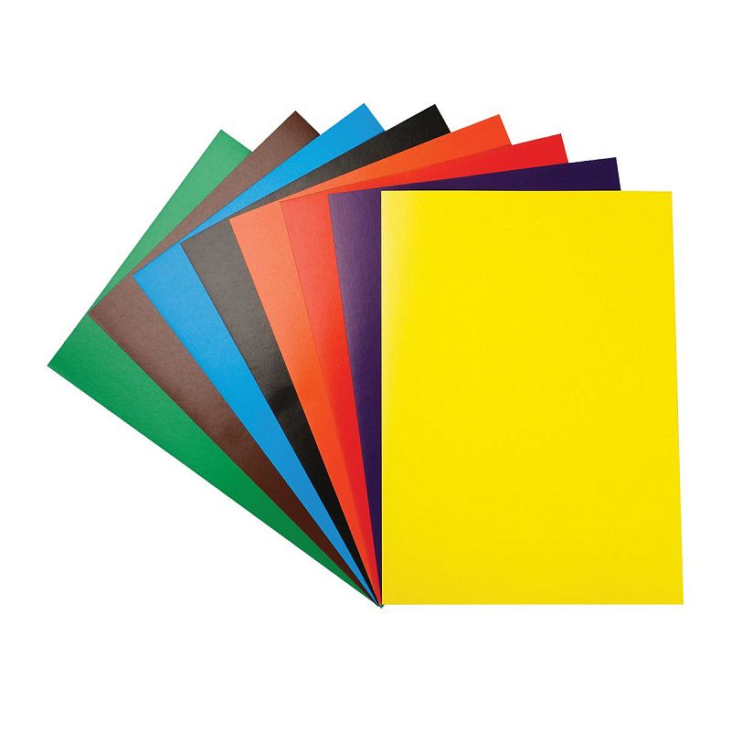 Картон цветной А4, Мульти-Пульти, 8л., 8цв., мелованный, в папке, "Приключения Енота"