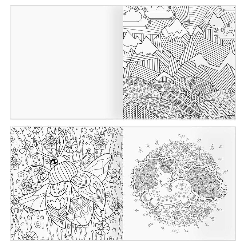 Раскраска для взрослых 228*228 ТРИ СОВЫ "Антистресс-терапия. Удивительный мир", 64стр., склейка