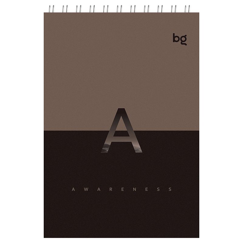 Блокнот А6 40л. на гребне BG "Прикосновение тумана"