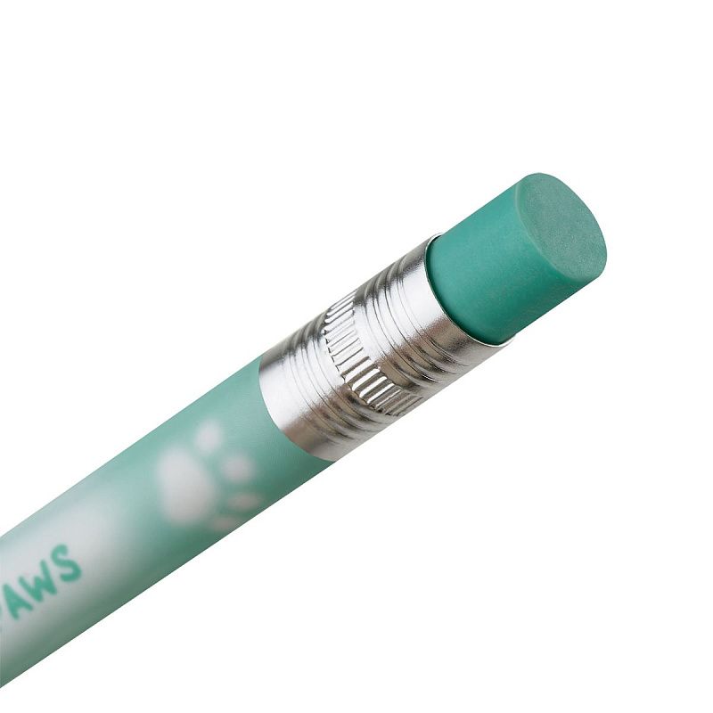 Карандаш механический MESHU "Nice kittens", печать на корпусе, с ластиком, 0,7мм, ассорти 