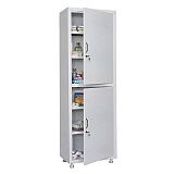 картинка Шкаф медицинский 1-створчатый HILFE "МД 1 1760/SS" 1850х600х400 мм, белый, S26199204009 от магазина