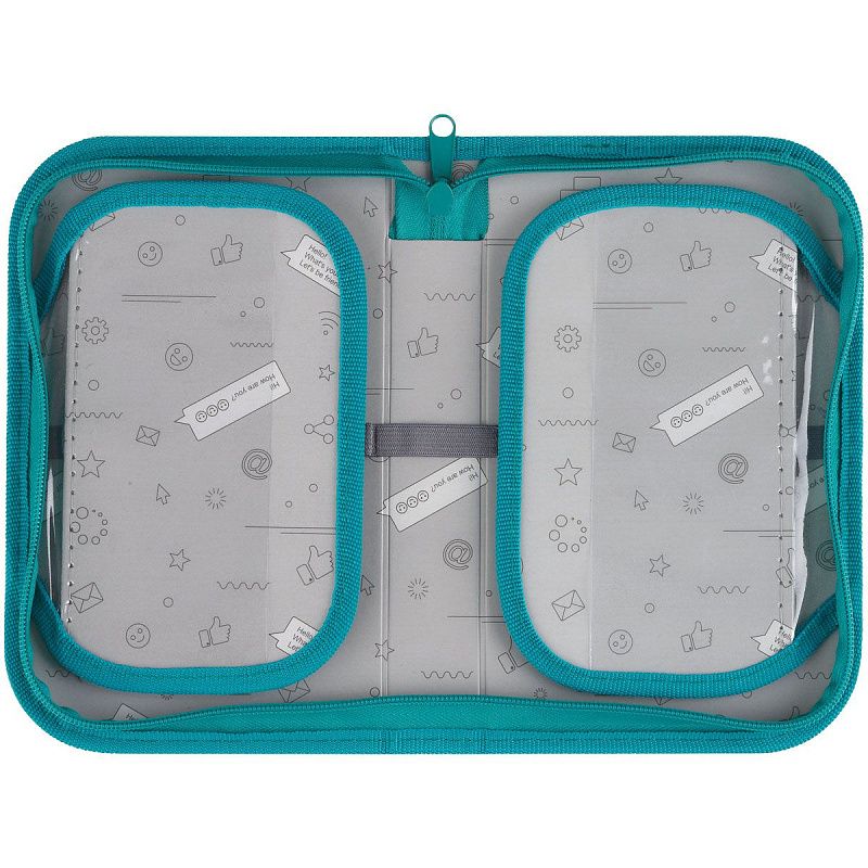 Пенал 1 отделение, 200*130 ArtSpace "Hey Great", две откидные секции, ткань 