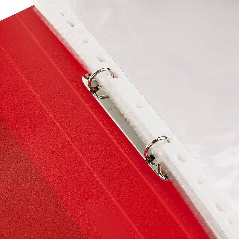 Папка-портфолио пластиковая А4 BG, на 2 кольцах для школьника "Космонавты", 20 файлов 