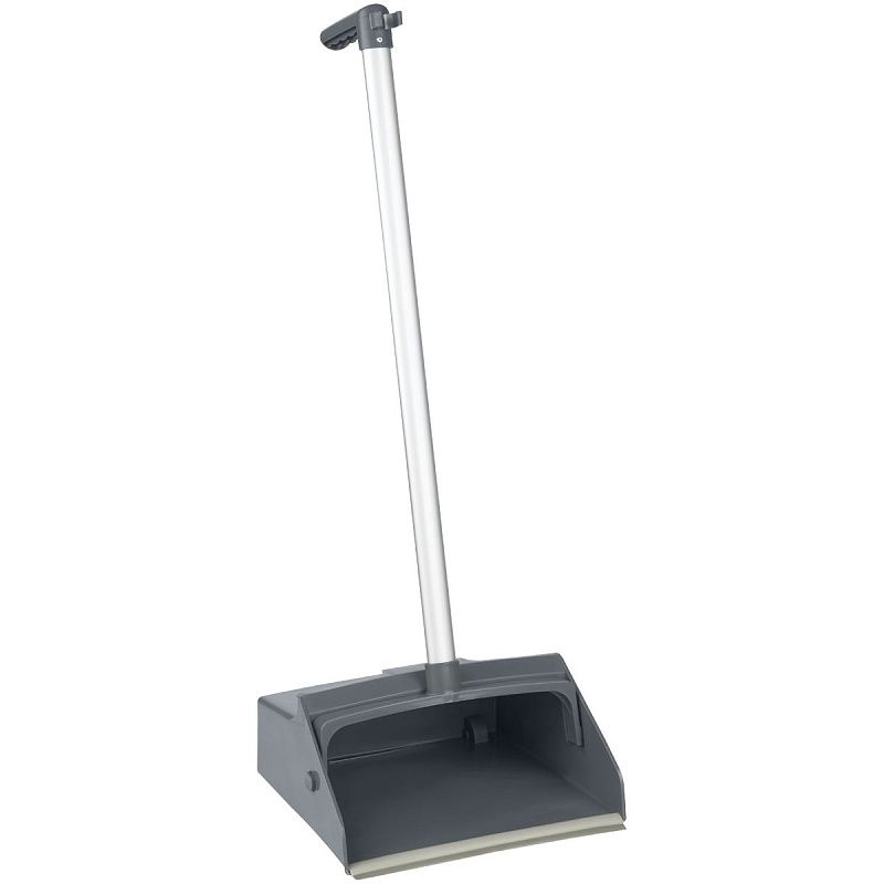 Совок для мусора со щеткой-сметкой OfficeClean Professional, длина рукоятки совка 64см, щетки-сметки 69см (помещение/улица)