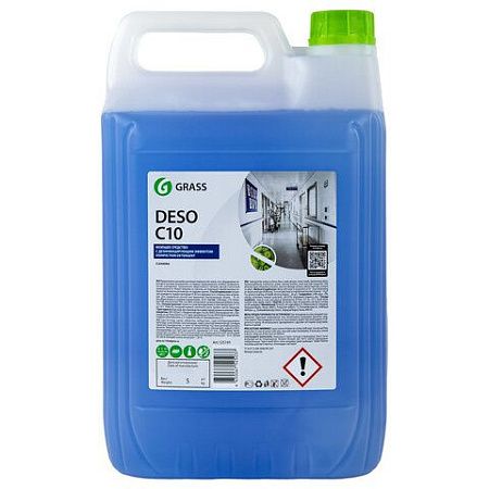 Средство моющее c дезинфицирующим эффектом 5 кг GRASS DESO C10, концентрат, 125191 