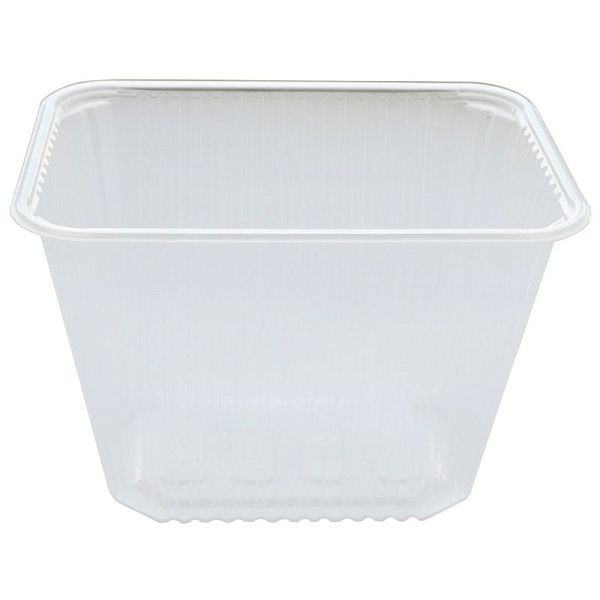 Контейнеры одноразовые OfficeClean 2000мл, набор 100шт., без крышек, 186*132*134мм, ПП, прозрачные