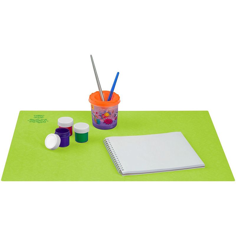 Клеенка для уроков труда Мульти-Пульти "Неон", 35*50см, ПВХ