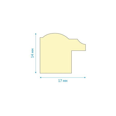 Рамка деревянная 21*30см, OfficeSpace, ЭКОНОМ, мокко